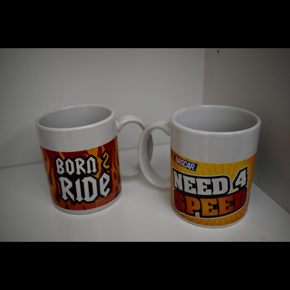 NASCAR Born 2 Ride 76 And Need 4 Speed Coffee Mug